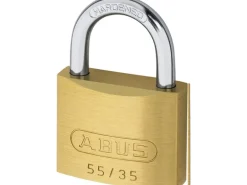 Abus Vorhängeschloss 55/35 Gold Messing