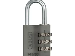 Abus Zahlenschloss 145/30 Lock-Tag Titanium Aluminium