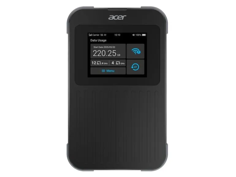 Acer 5G Hotspot Connect M4 Mobile Wi-Fi Inkl. 20GB Schwarz