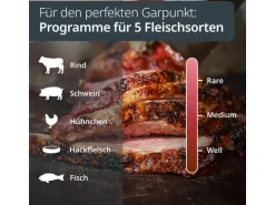 ADE Digitales Braten- und Ofenthermometer Schwarz