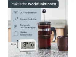 ADE Funkwecker digital Weiss