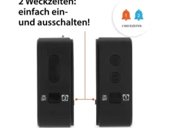 ADE Funkwecker mit Nachtlichtsensor