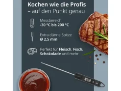 ADE Küchenthermometer digital Schwarz