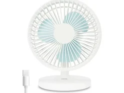 ADE Tischventilator kabellos Weiss