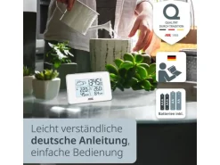 ADE Wetterstation mit Funk-Aussensensor Weiss