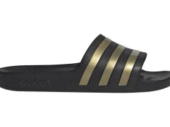 adidas Adilette Aqua Slides Schwarz/Gold, 37