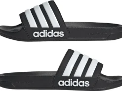 adidas Adiletten Shower Schwarz/Weiss, 47