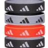 adidas Hair Ties Schwarz, Weiss, Solar Rot