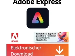 Adobe Express CC ESD, Subscription, 1 Jahr, WIN & MAC, ML