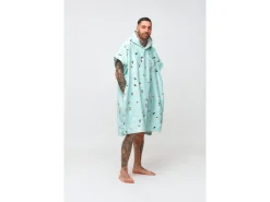 AfterEssentials INLINE SERIES PONCHO One Size, Hellblau