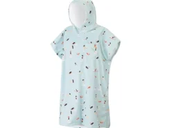 AfterEssentials INLINE SERIES PONCHO One Size, Hellblau