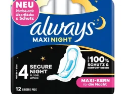 Always Binde mit Flügeln Maxi Night 12 Stück