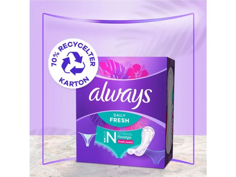 Always Daily Fresh Flexistyle Normal 72 Stück