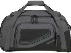 American Tourister Duffle with Wheels mit Rollen Polyester 55 cm 50 l Schwarz