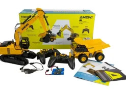 Amewi 2-in-1 Set Kipper & Kettenbagger 1:24 RTR