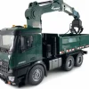 Amewi Lastwagen Mercedes Benz Arocs Kipper mit Kran 1:18, RTR