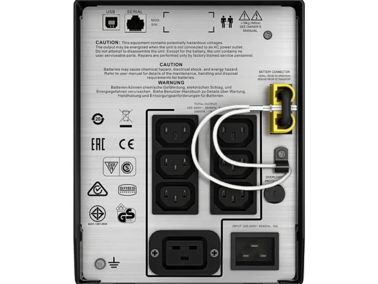 APC USV SMC2000I 2000 VA / 1300 W