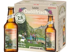 Appenzeller Bier Leichtbier Quöllfrisch 6 x 0.33 l