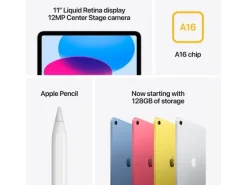 Apple iPad A16 11th Gen. 2025 Cellular 128 GB Blau