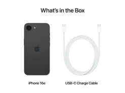 Apple iPhone 16e 128 GB Schwarz