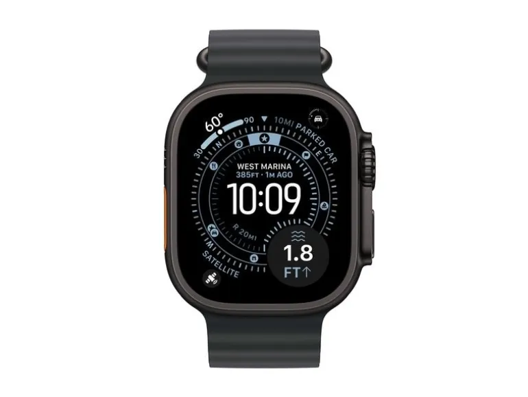 Apple Watch Ultra 3 Black Titanium Black Ocean Band