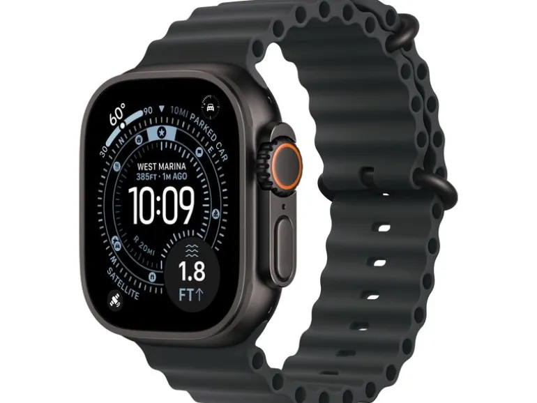 Apple Watch Ultra 3 Black Titanium Black Ocean Band
