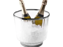 APS APS Wein Sektkühler Aureo 10 Liter, Transparent