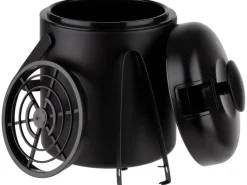 APS Eiswürfelbehälter POLAR 14 x 22 cm, 1.3 Liter, Schwarz