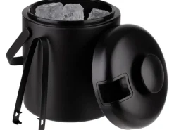 APS Eiswürfelbehälter POLAR 14 x 22 cm, 1.3 Liter, Schwarz