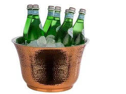 APS Flaschenkühler doppelwandig 8 Liter, Kupfer