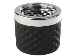 APS Windaschenbecher Nebula Schwarz/Silber