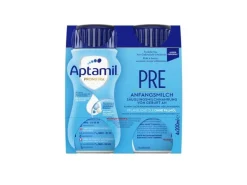Aptamil Anfangsmilch Pre, Flüssigmilch 4 x 200 ml