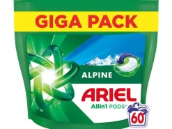 Ariel Alpine Pods Waschmittel 60 Stück