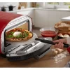 Ariete Pizzaofen ARI-3901 Elektrischer Pizzaofen Schamottstein Rot