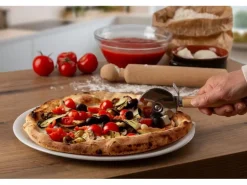 Ariete Pizzaofen ARI-3901 Elektrischer Pizzaofen Schamottstein Rot
