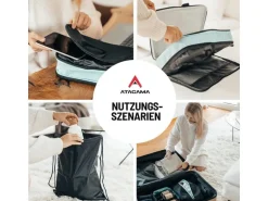 Atacama Premium Kompressions Packwürfel - 6er-Set Schwarz