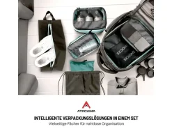 Atacama Premium Kompressions Packwürfel - 6er-Set Schwarz