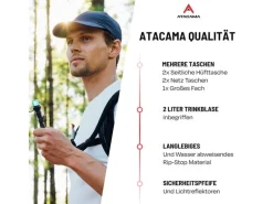 Atacama Rucksack mit Blase, Blau
