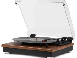 Audizio Plattenspieler mit Bluetooth RP112L Dunkelbraun