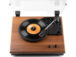 Audizio Plattenspieler mit Bluetooth RP112L Dunkelbraun