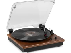 Audizio Plattenspieler mit Bluetooth RP112L Dunkelbraun
