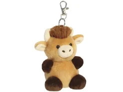 AURORA Schlüsselanhänger Palm Pals Hubert Highland Cow Braun, 10 cm