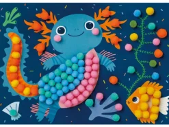 AVENIR Axolotl Kreativset Pompon-Kunst Axolotl