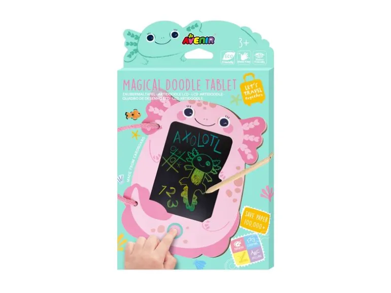 AVENIR Axolotl Rosa, mit Holzstift
