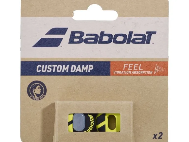 Babolat Dämpfer Custom x2 2 Stück – Schwarz / Gelb
