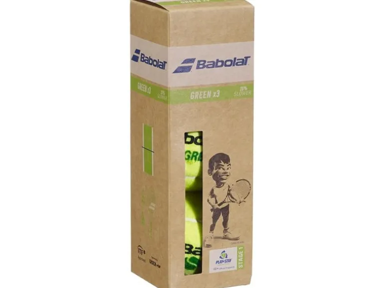 Babolat Tennisball GREEN STAGE 1 x3