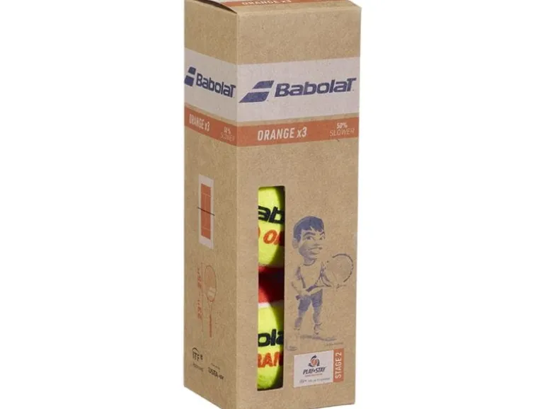Babolat Tennisball ORANGE STAGE 2 x3