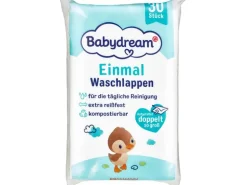 Babydream Baby-Waschlappen Einweg 5 x 30 Stück