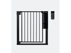 Badabulle Treppenschutzgitter Safe & Pass Metall Schwarz 75-81.5 cm
