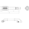 Bemero Audio-Adapter BA2102 Klinke 6,3mm male - Cinch